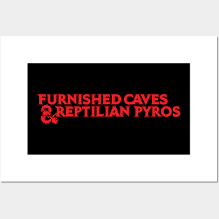 Furnished Caves & Reptilian Pyros 5ED Posters and Art